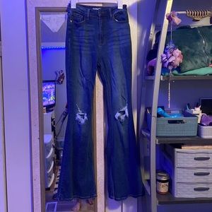 Bell bottom jeans